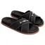 Fairfax and Favor Southwold Ladies Footbed Sandals - Black