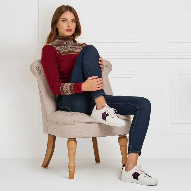 Fairfax and Favor Alexandra Trainers - Stockist Exclusive Plum/Ink-4