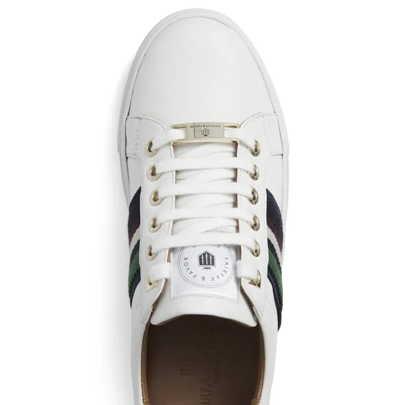 Fairfax and Favor Boston Trainers - White-2