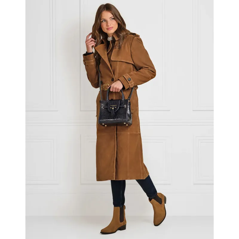 Fairfax and Favor Brogued Chelsea Ladies Boots - Tan Suede-5