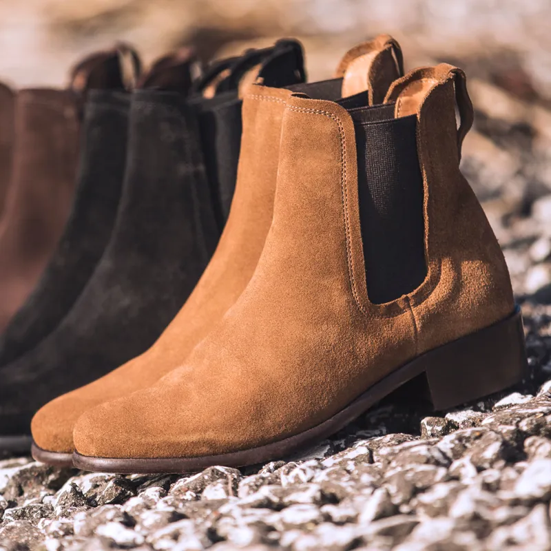 Fairfax And Favour Chelsea Boots Fairfax and Favor Chelsea Ladies Boots - Tan Suede - Redpost Equestrian