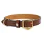 Fairfax and Favor Fitzroy Leather Dog Collar - Tan
