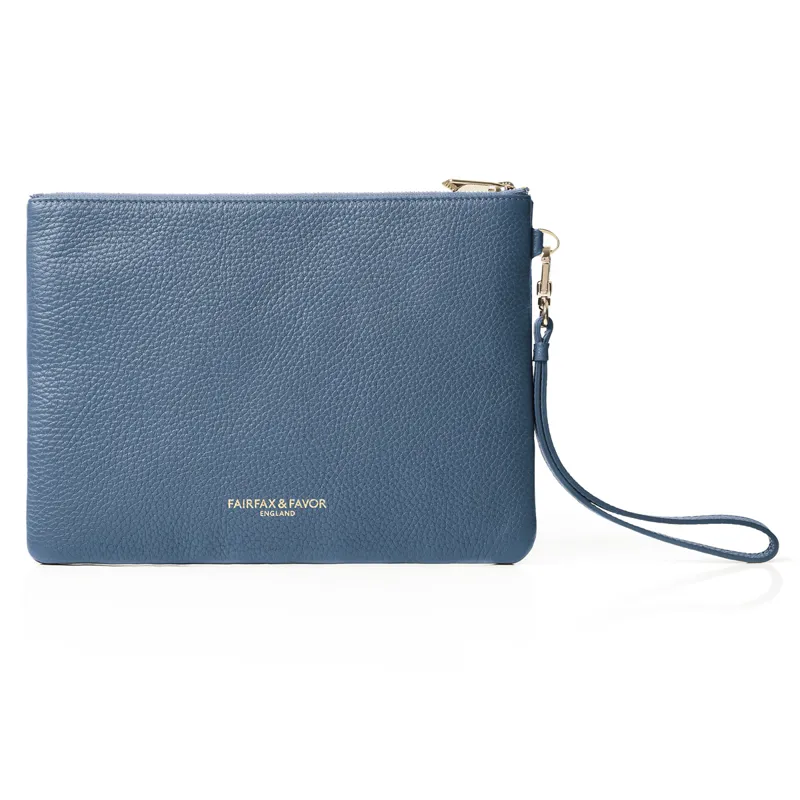 Fairfax and Favor Highbury Clutch Bag - Cornflower Blue-1