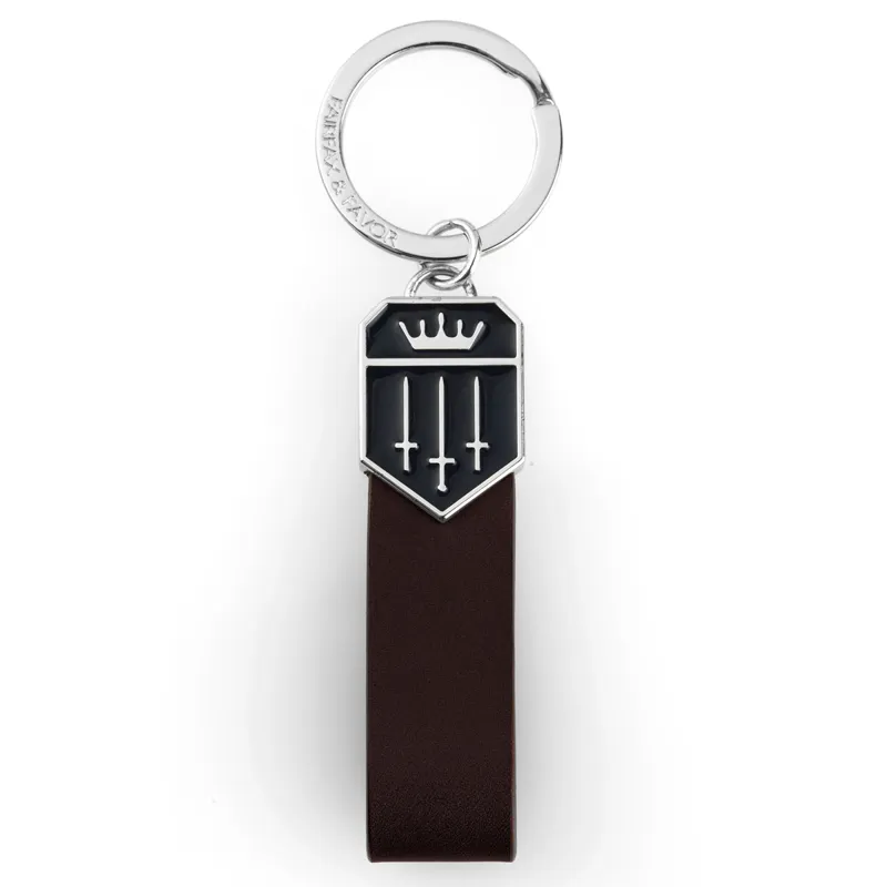 Fairfax and Favor Paddington Key Ring - Chocolate