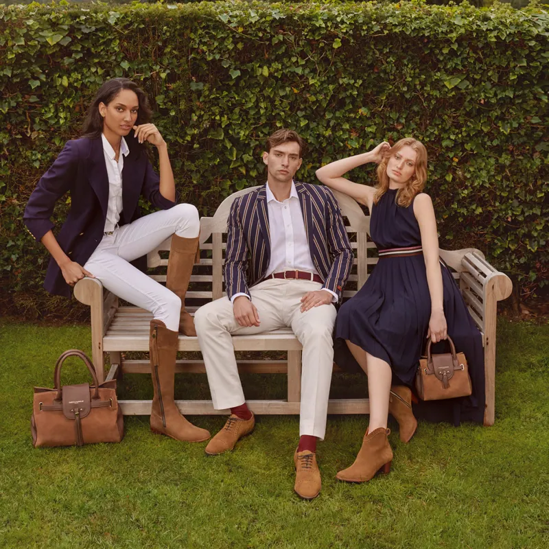 Fairfax and Favor Mini Windsor Handbag - Tan Suede-7