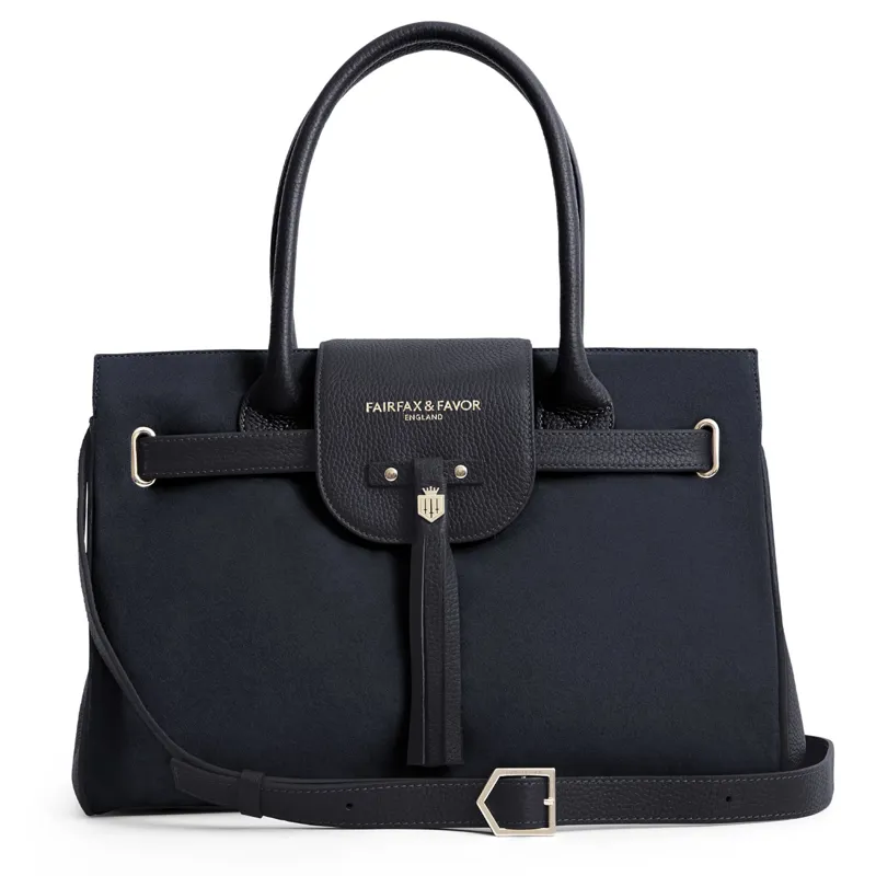 Fairfax and Favor Windsor Handbag - Navy