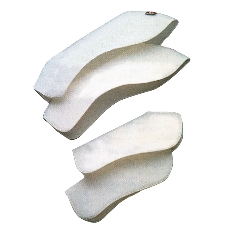 Fibregee Shaped Leg Pads - White