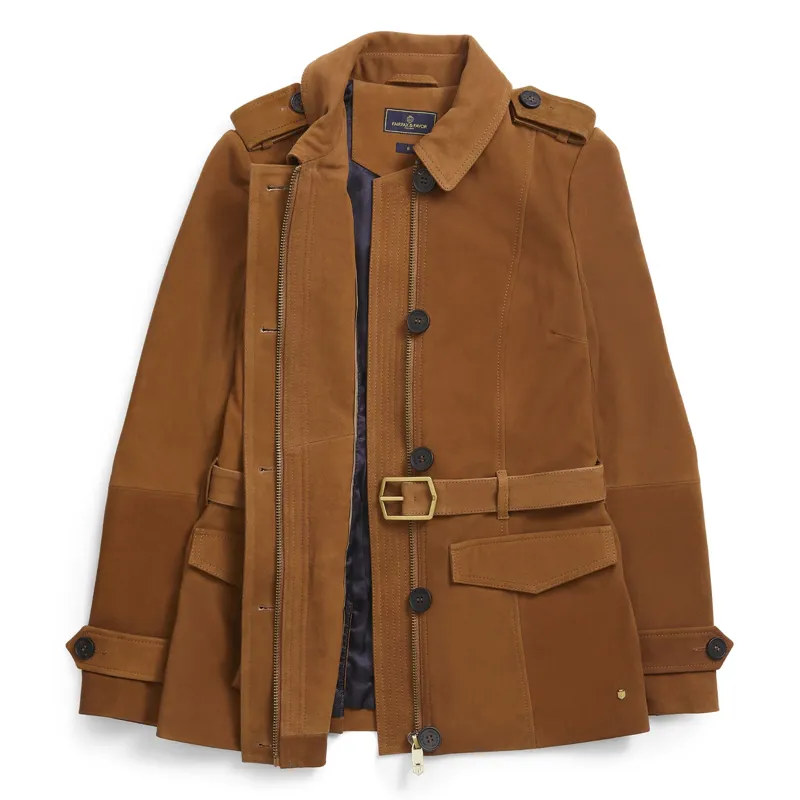 Fairfax and Favor Frances Ladies Jacket - Tan Suede-5