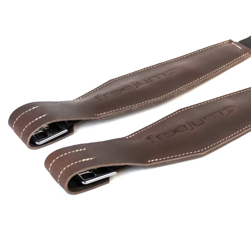 Freejump 4X6 Stirrup Leathers - Brown-1