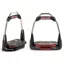 Freejump AirS Stirrups - Black/Black/Red/Great Britain Flag