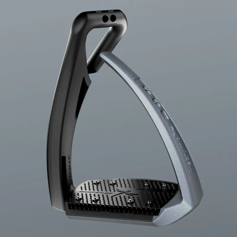 Freejump Soft Up Pro Premium Edition Safety Stirrups - Silver-1