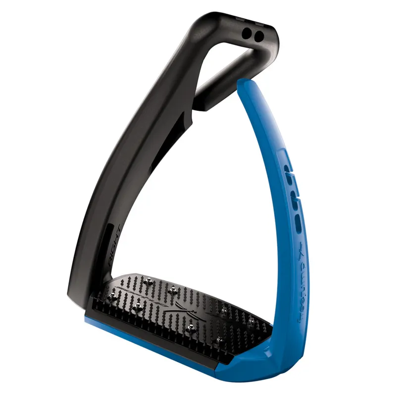 Freejump Soft Up Pro Safety Stirrups - Black/Blue