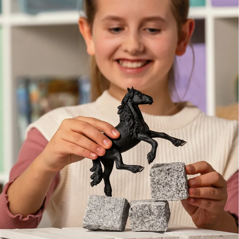 Schleich Friesian Stallion Horse Toy-1