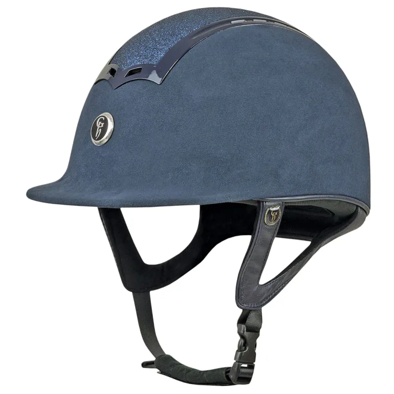 Gatehouse Ciana Suede Riding Hat - Navy/Glitter