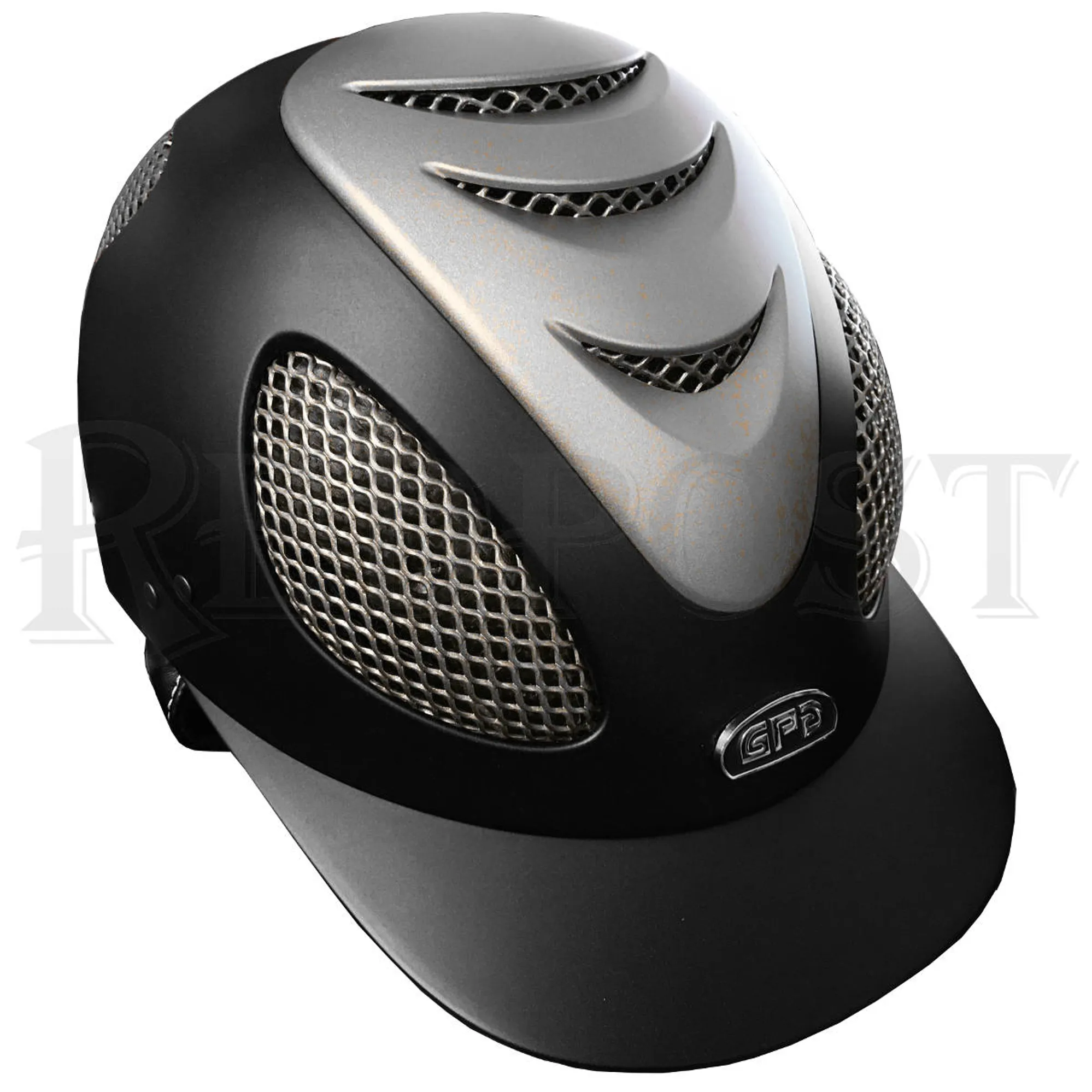 Gpa Helmet GPA EVO 2X Helmet Black Franklin Saddlery gpa-helmet-gpa-evo-2x-helmet-black-franklin-saddlery