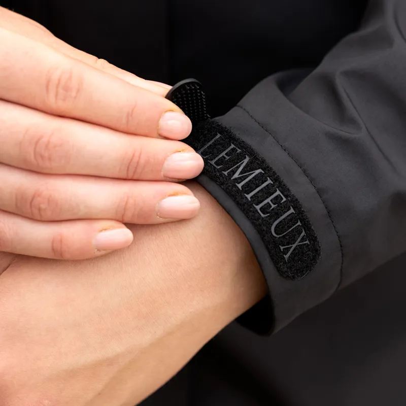 LeMieux Grace Ladies Long Waterproof Jacket - Black-6