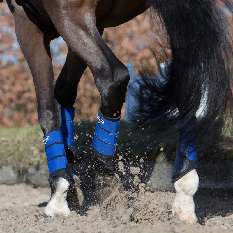 LeMieux Grafter Brushing Boots V1 - Benetton Blue-2