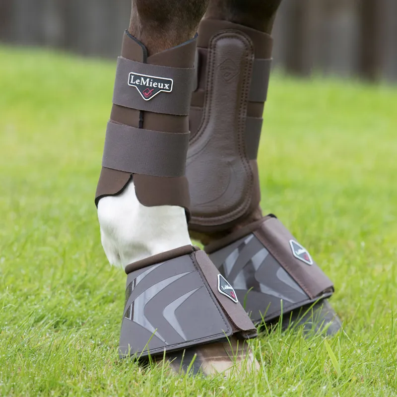 LeMieux ProShell Overreach Boots - Brown-1