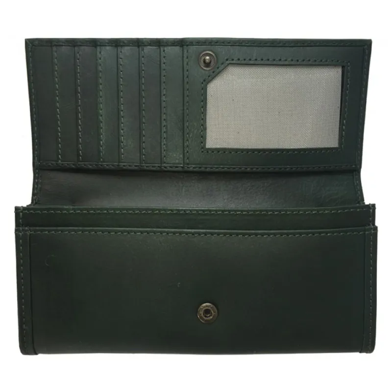 Grays Lily Purse in Leather - Racing Green-1
