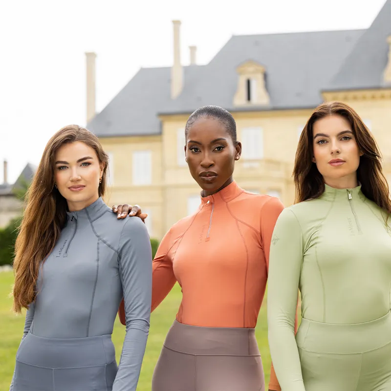 LeMieux Ladies Base Layer - Jay Blue-8