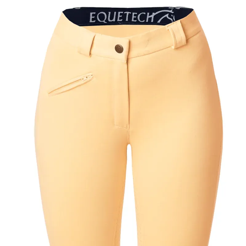 Equetech Grip Full Seat Womens Competition Breeches - Canary-1