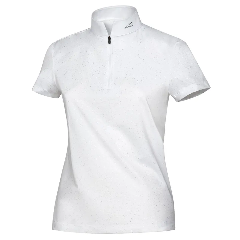Equiline Gliteg Short Sleeve Ladies Competition Shirt - White