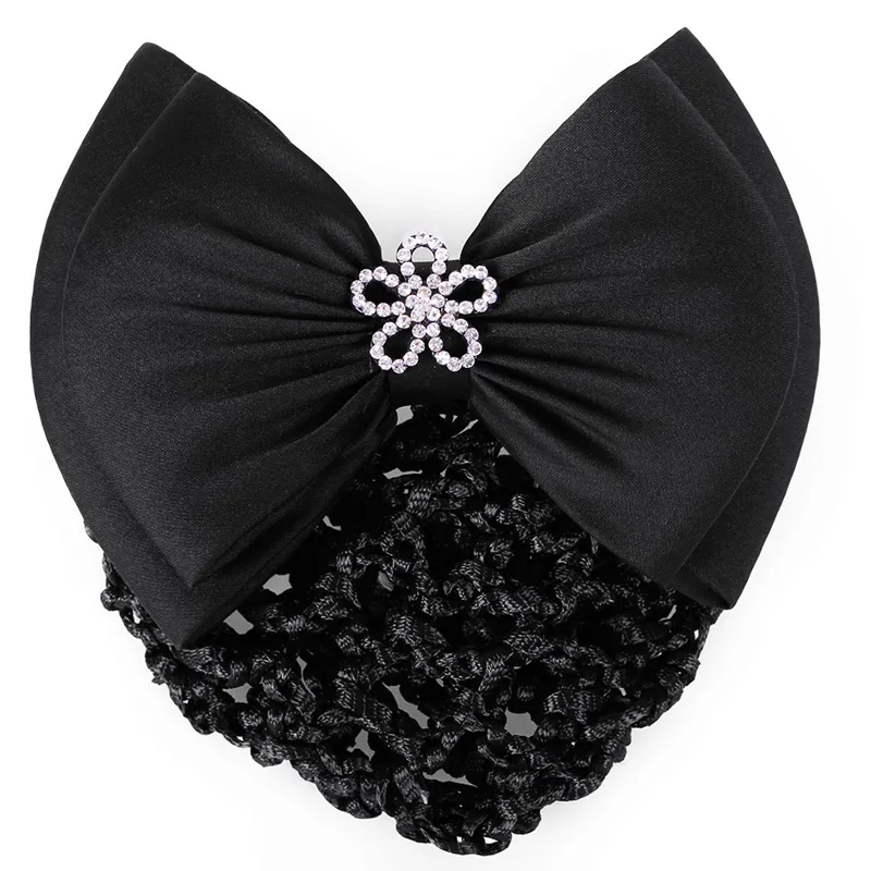 QHP Classy Hair Bow - Black