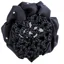 QHP Flower Hair Bow - Black