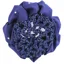 QHP Flower Hair Bow - Navy