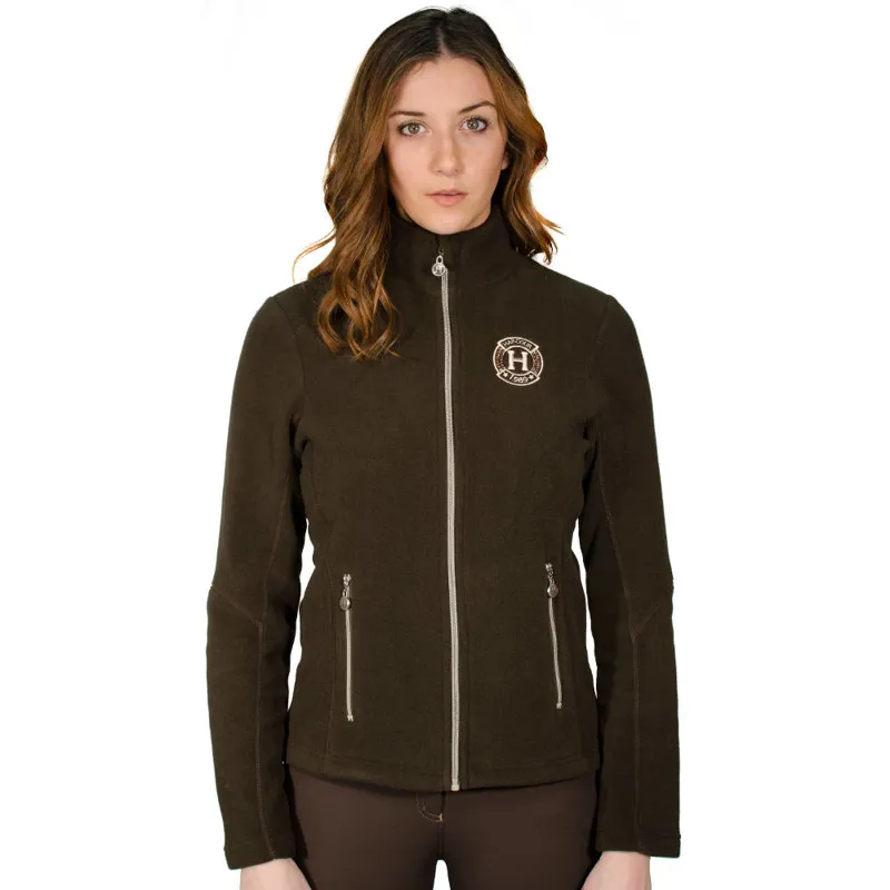 Harcour Chamrousse Ladies Polar Fleece Jacket - Chocolate