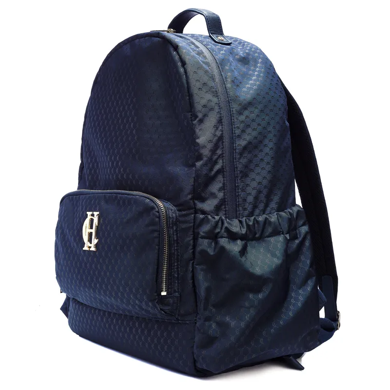 Holland Cooper Burghley Backpack - Ink Navy Monogram-6