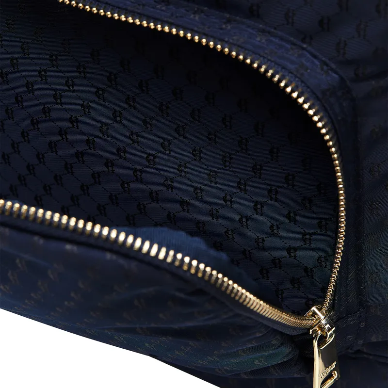 Holland Cooper Burghley Backpack - Ink Navy Monogram-7