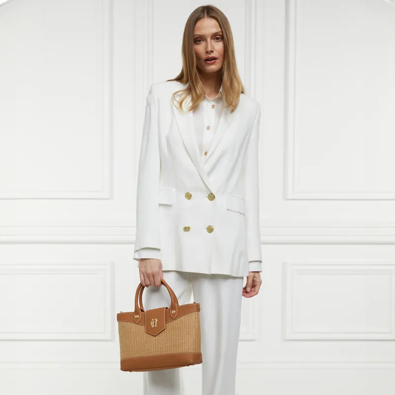 Holland Cooper Valencia Mini Tote Bag - Tan-3