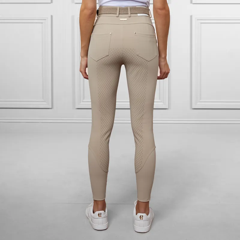 Holland Cooper Windsor Full Grip Ladies Breeches - Stone-3