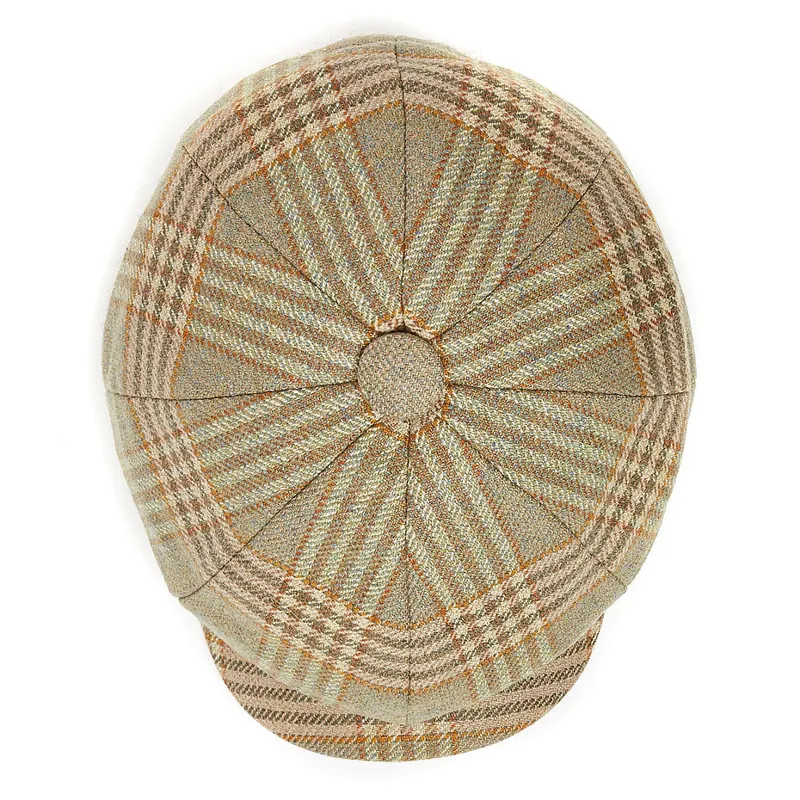 Holland Cooper Baker Boy Tweed Cap - Leveret-2