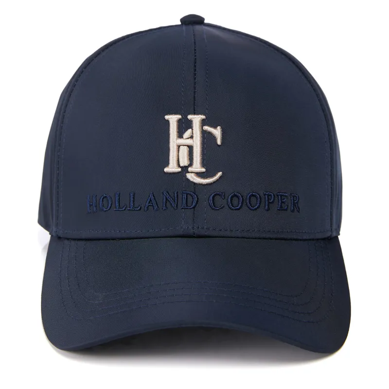 Holland Cooper Burghley Water Resistant Cap - Ink Navy Monogram-5