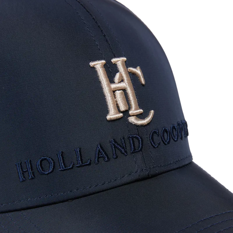 Holland Cooper Burghley Water Resistant Cap - Ink Navy Monogram-6