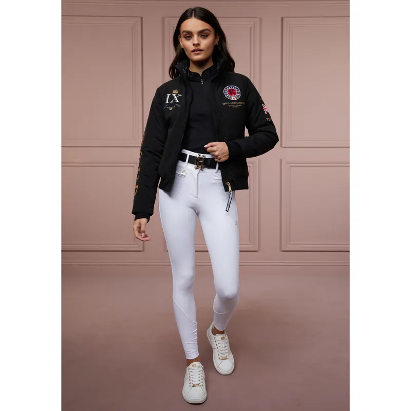 Holland Cooper Crystal Sleeveless Ladies Base Layer - Black-4