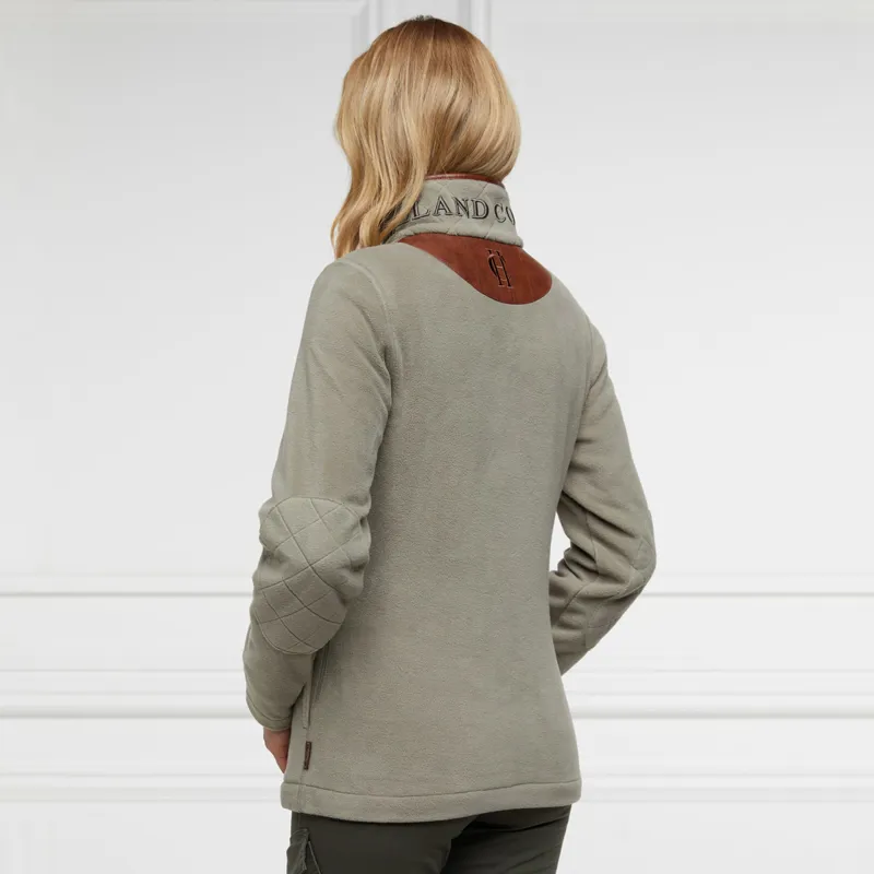 Holland Cooper Country Fleece Half Zip Ladies Jumper - Sage-1