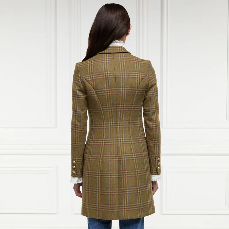 Holland Cooper Highgrove Ladies Tailored Coat - Avebury Green Check-2