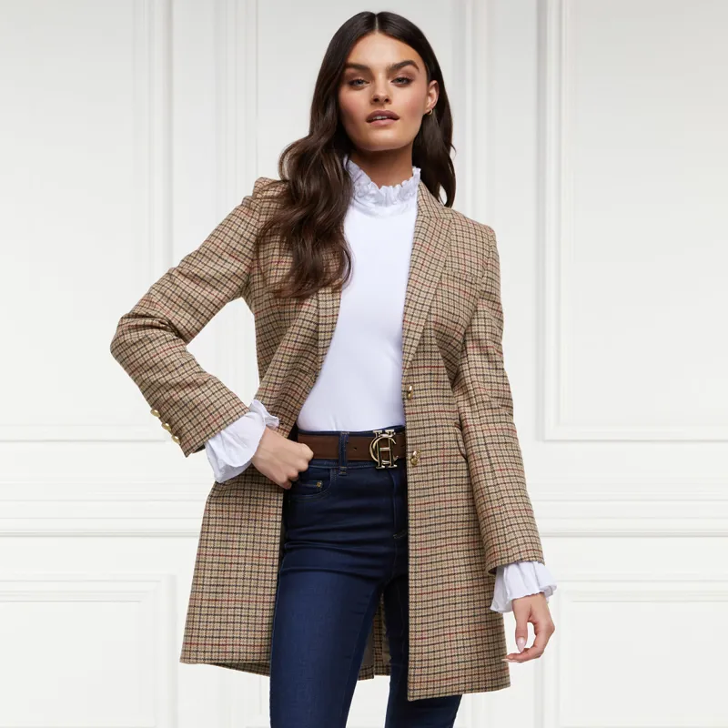 Holland Cooper Highgrove Ladies Tailored Coat - Charlton Tweed-1