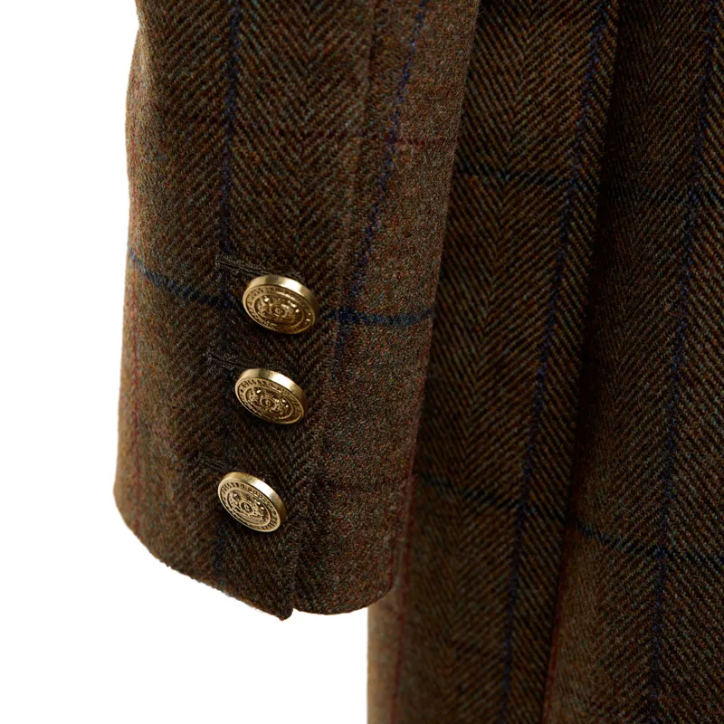 Holland Cooper Highgrove Ladies Tailored Coat - Glen Green-5