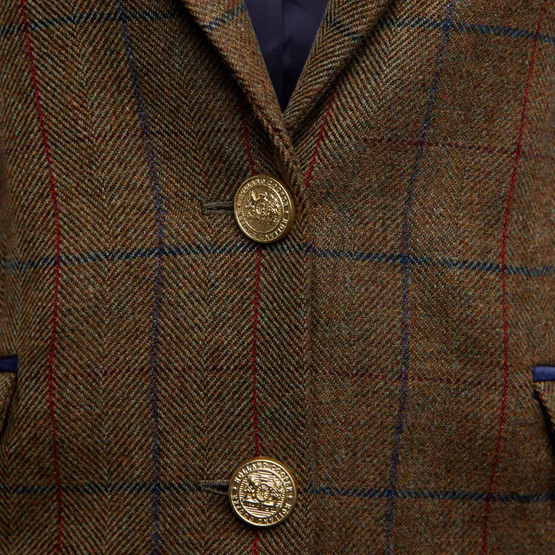 Holland Cooper Highgrove Ladies Tailored Coat - Glen Green-4