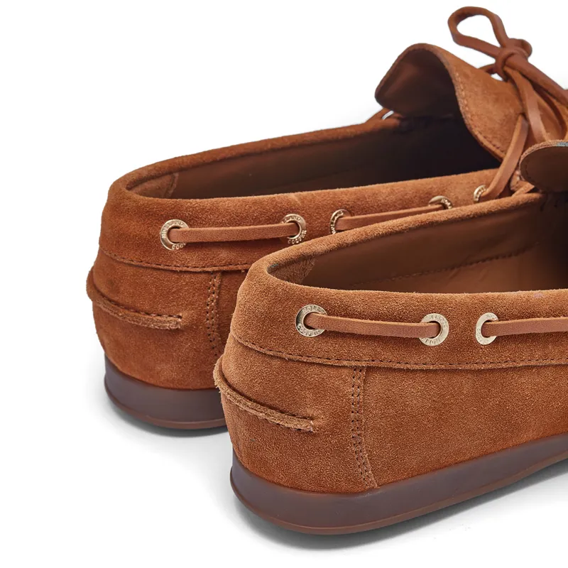 Holland Cooper Ladies Deck Shoes - Tan-1