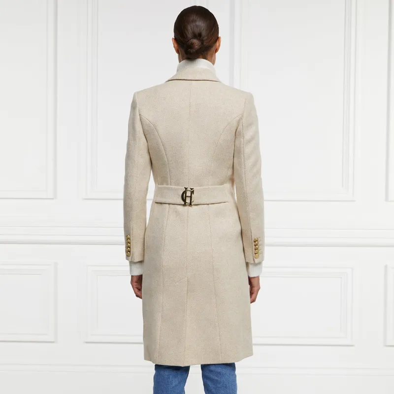 Holland Cooper Regency Ladies Long Coat - Biscuit-3