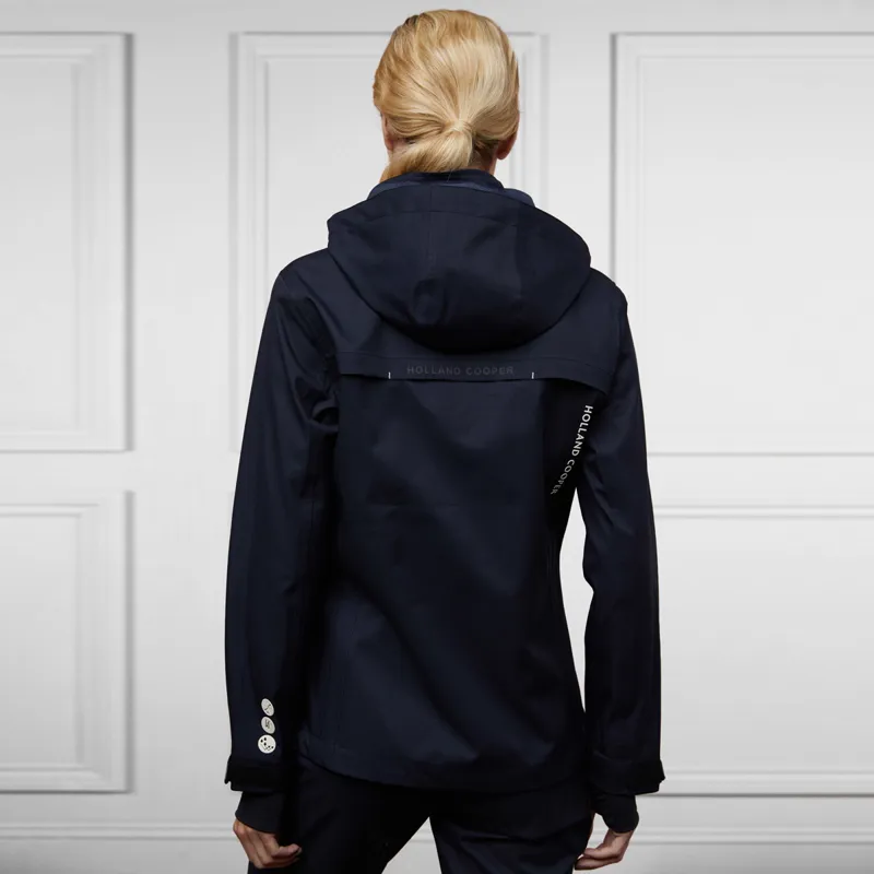 Holland Cooper Riding Shell Ladies Waterproof Jacket - Ink Navy-2