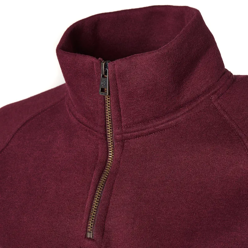 Holland Cooper Henley Sporting Heritage Ladies Quarter Zip - Merlot-8