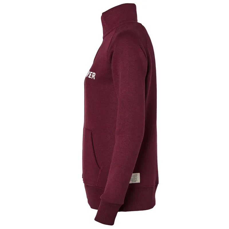 Holland Cooper Henley Sporting Heritage Ladies Quarter Zip - Merlot-6