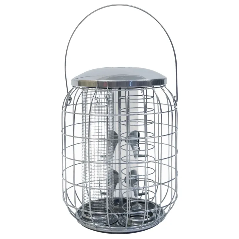 Henry Bell 3-in-1 Squirrel Proof Seed Fat Ball and Peanut Bird Feeder
