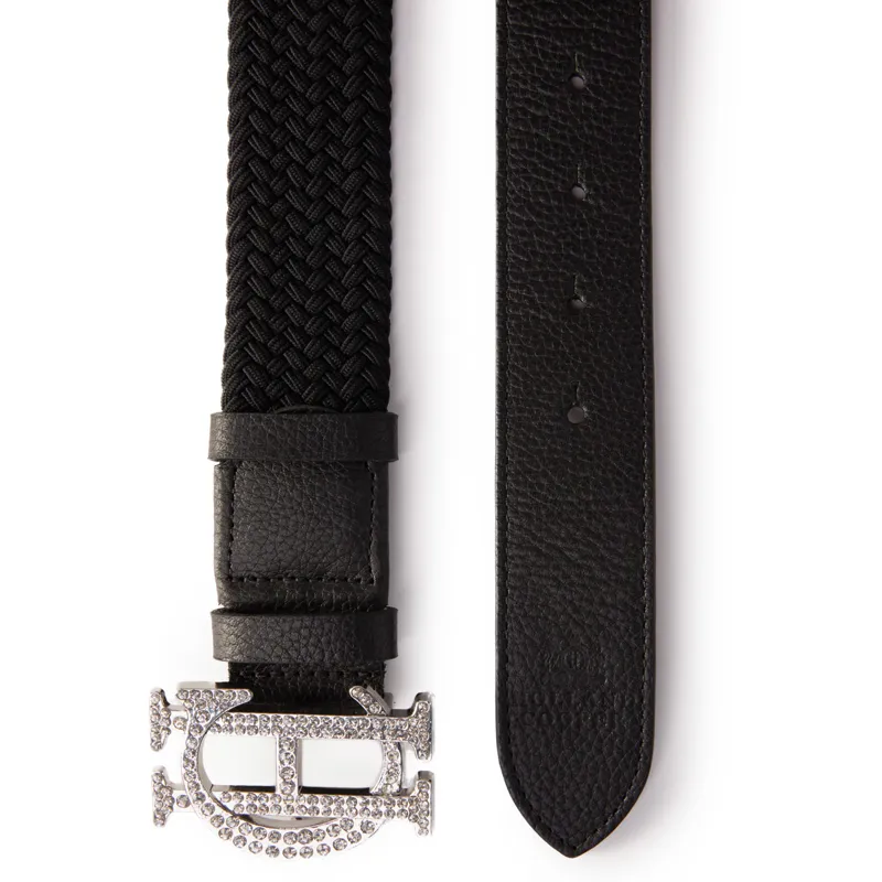 Holland Cooper Heritage Belt - Black Crystal-2